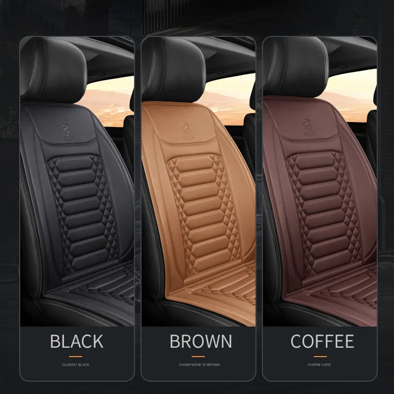 Car Heated Seat Cover 12/24V 30‘ Fast Heating Seat Cushion Universal Car Seat Heater Durable Cloth Thicken Car Heating Pad