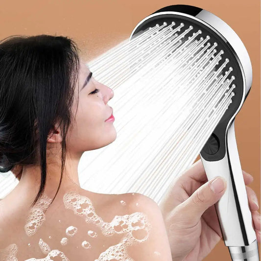 Adjustable Shower Head 3 Mode Rainfall Shower Large Flow Showerhead High Pressure Water Saving Shower Mixer Bathroom Accessories