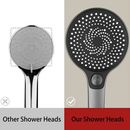 Adjustable Shower Head 3 Mode Rainfall Shower Large Flow Showerhead High Pressure Water Saving Shower Mixer Bathroom Accessories