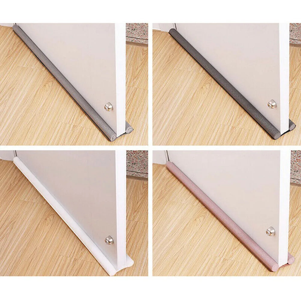 93cm Under Door Draft Guard Stopper Reduce Noise EVA Door Bottom Sealing Strip Soundproof Sealing Strip Trimmable Hair Foam