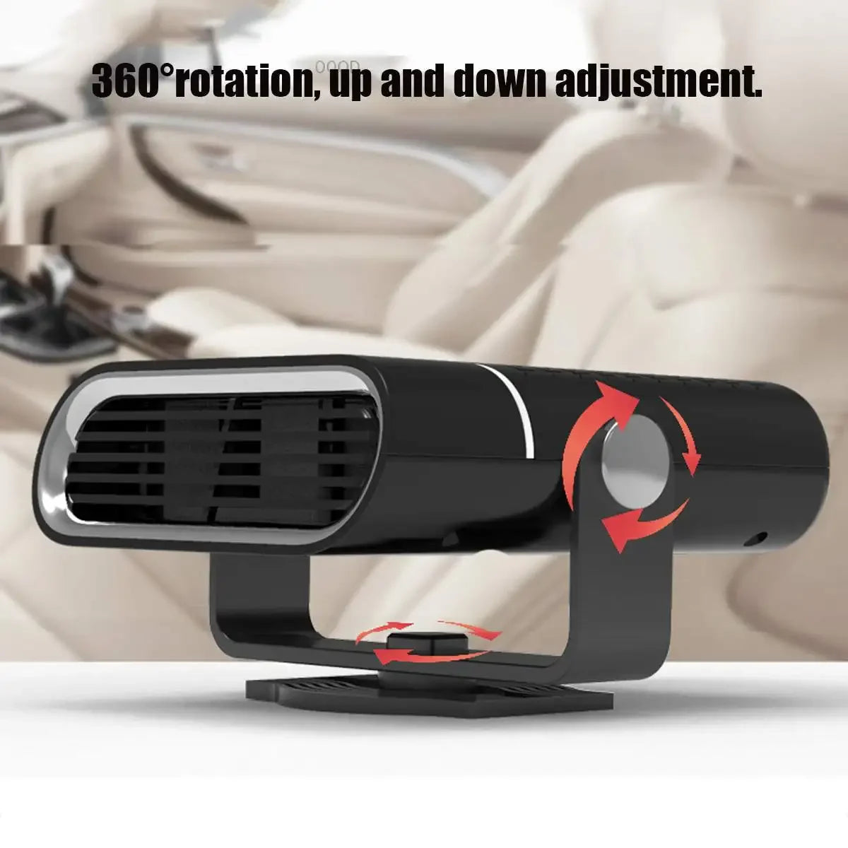 12V/24V 1000W Car Heater Electric Heating Fan Portable Electric Dryer Windshield Defogging Demister Defroster For Car Home