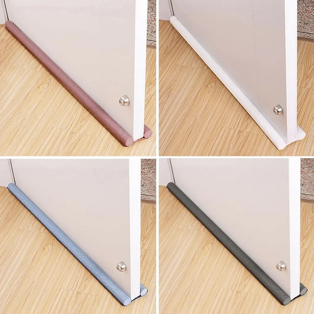 93cm Under Door Draft Guard Stopper Reduce Noise EVA Door Bottom Sealing Strip Soundproof Sealing Strip Trimmable Hair Foam